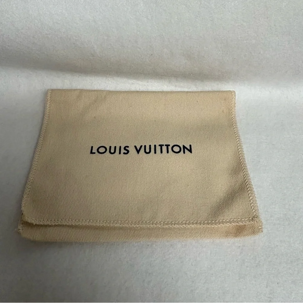 Louis Vuitton Beige Fold Over Small Accessories Dust Bag